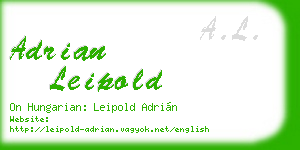 adrian leipold business card